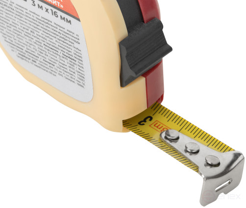 Рулетка пластиковая 2-х цветная "Лайт" 3 м x 16 мм