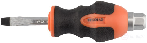 Slotted screwdriver "Avtodor" 6x38mm through-hole with a hexagon wrench 30850