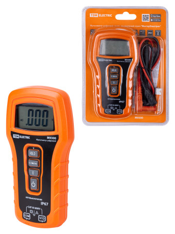 Digital dust- and moisture-proof multimeter series "MasterElectric" M9300 (IP54) TDM