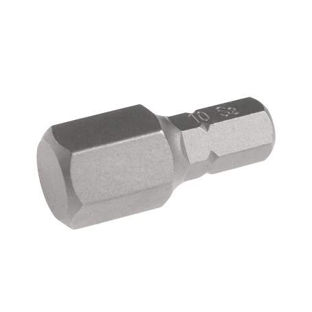 Бита 1/4"DR 6-гранная 10x25мм S2 JTC