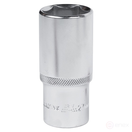 Deep hexagon socket 1/2", 27 mm MASTAK 001-40027