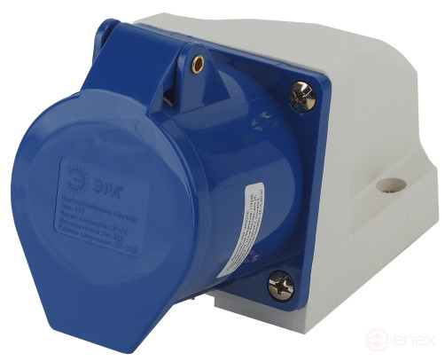 ERA R(OUT)-32-2P-PE-IP44 fixed outdoor socket 123 2P+PE 32A 220V IP44