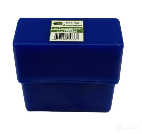 Letter stamps No. 3 Latin font TORNERI T023245