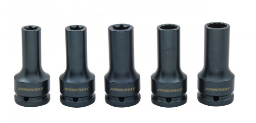 AN040264 Набор торцевых головок 3/4"DR E18 / E20 / E24 / 17 мм/19 мм 12-гр. для болтов ГБЦ MAN