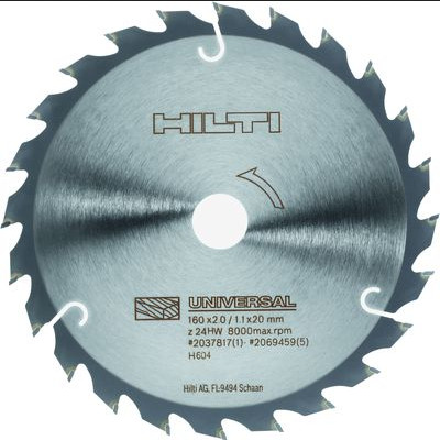 Circular saw blade SCB WU 160x20 z24