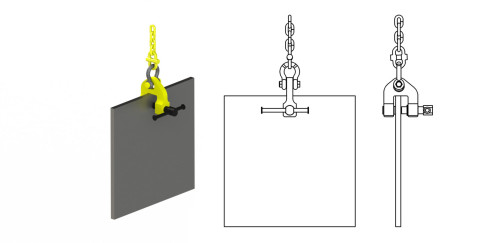 Vertical clamp gripper ZSV 1.5