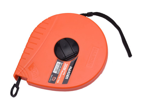 Geodesic tape measure with fiberglass tape and closed case, 20m.// HARDEN