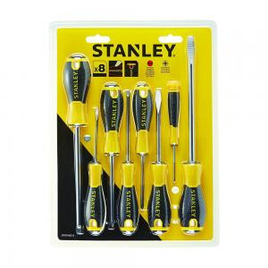 Set of 8 Essential STANLEY STHT0-60210 Screwdrivers