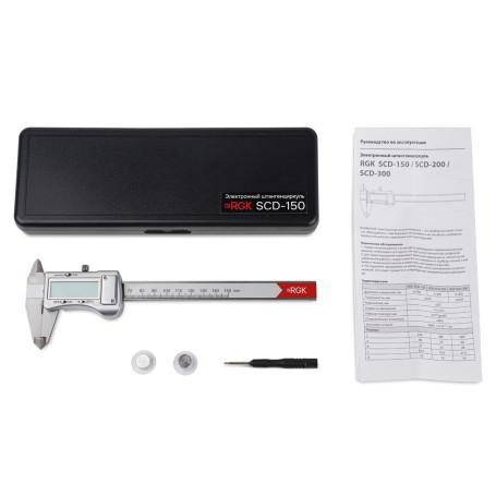 Electronic Vernier Caliper RGK SCD-150 fractional inch