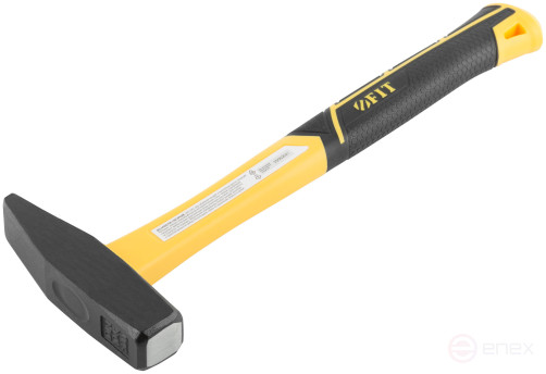 Молоток кованый, фиберглассовая усиленная ручка, Профи 500 гр.