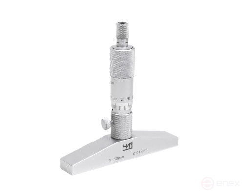 Глубиномер микрометр. ГМ - 50 0,01 ЧИЗ