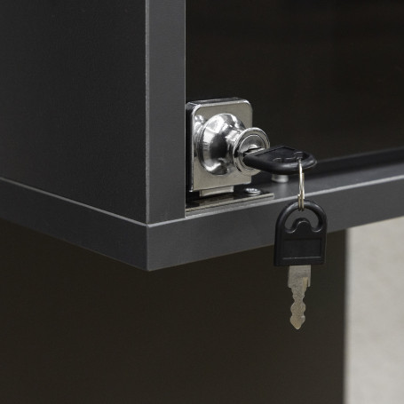 Lock for glass swing door mechanical 407 AKS