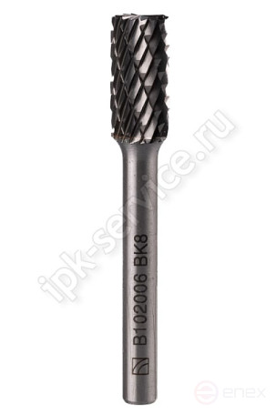 Cylindrical borehole with chiseled end face B082006 VK8