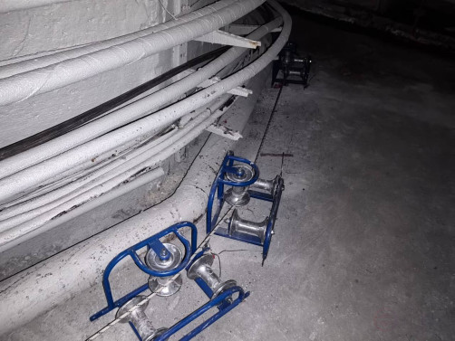 RCU corner cable roller, aluminum coils (cable diameter up to 120 mm, roller load up to 200 kg) MALIEN