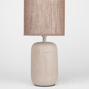 7039-501 Rivoli Ramona 7039-501 Table Lamp 1* E14 40W ceramic brown with lampshade