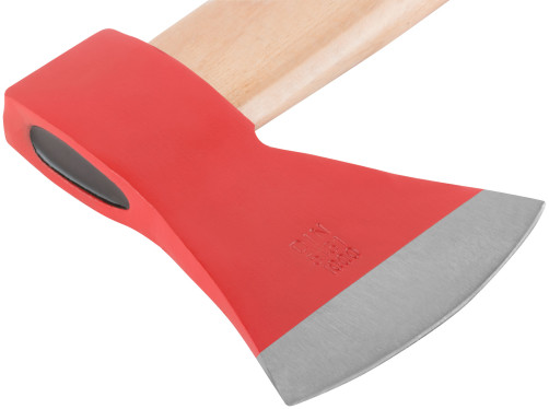 Axe forged reinforced steel, wooden handle 1000 gr.