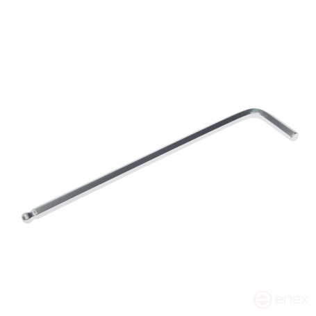 Ключ шестигранный 4мм ER-76504L: Г-образный удлиненный с шаром ЭВРИКА /1/16/128