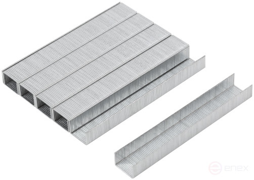 Stapler staples, hardened 11.3 mm x 0.7 mm, (narrow type 53) 8 mm, 1000 pcs.