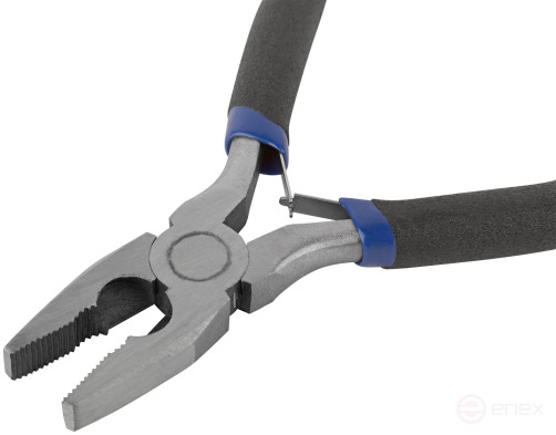 Combination pliers "mini", blue handles 120 mm