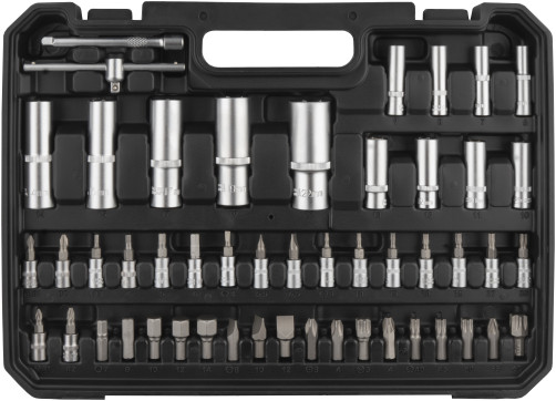 Набор головок торц. и вставок 108пр.1/2"1/4"DR (АвтоDело) 39818