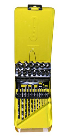 Set of drills for metal HSS 1-13 mm, 25 pieces, metal case