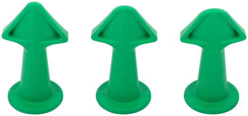 Replaceable plastic nozzles for sealant guns, a set of 3 pcs.
