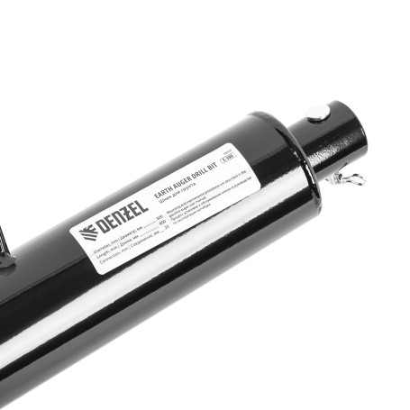 Screw for soil E-300, diameter 300 mm, length 800 mm,connection 20 mm, non-removable knife Denzel