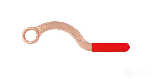Sickle-shaped cap wrench 30 intrinsically safe alloy AlCu 157A-30, HORTZ