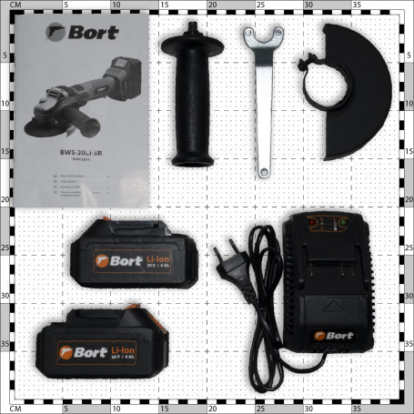 Angle grinder rechargeable BORT BWS-20Li-SR
