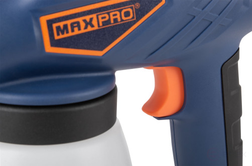 MAX-PRO Electric Spray gun 80 W; 0.8 mm; 800 ml; 30 din/sec; 280 ml/min; 1.1 kg; box