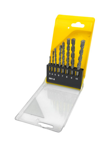 Набор сверл по бетону Skole 8 шт/уп. (3,4,5,6,7,8,9,10) SB1-8