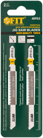 Wood canvases, Bimetal, pointed teeth, 100/77/1.7 mm (T101AIF), 2 pcs.