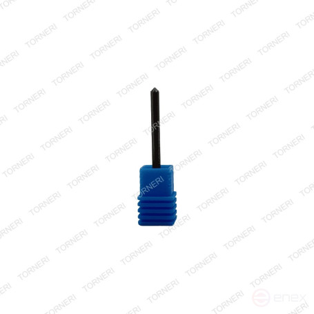 Carbide borehole type K030103 (conical), 3.0 mm, shank 3 mm, double notch TORNERI T018427
