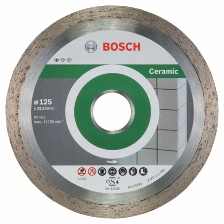 Алмазный отрезной круг Standard for Ceramic 125 x 22,23 x 1,6 x 7 mm, 2608603232