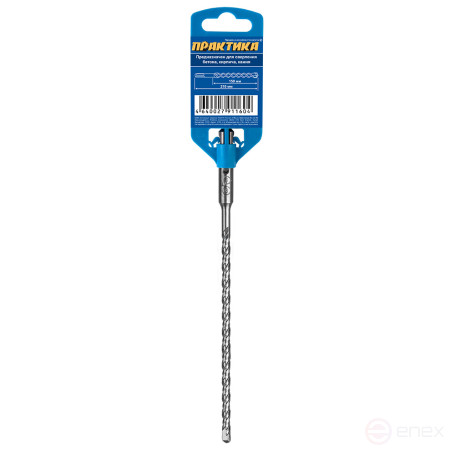 Бур SDS-plus ПРАКТИКА 6 х 150/210 мм серия "Мастер" по бетону (911-604)