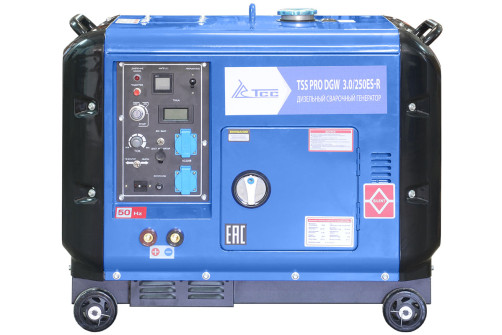 Diesel welding generator in casing TSS PRO DGW 3.0/250ES-R