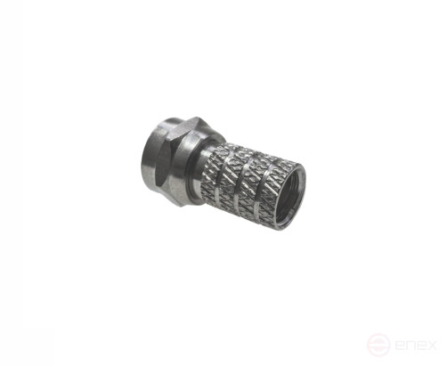 Connector plug F RG-6 (AB) extended Ripo (threaded)