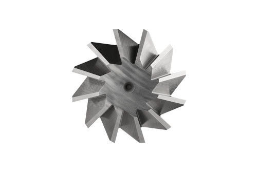 Milling cutter for processing grooves of the “reverse dovetail” type C83132.0X45