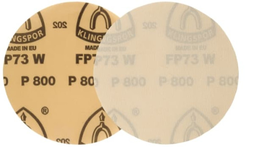 Шлифовальный круг на пленке, активный слой, самозацепляемая основа FP 73 WK, 125, 321596