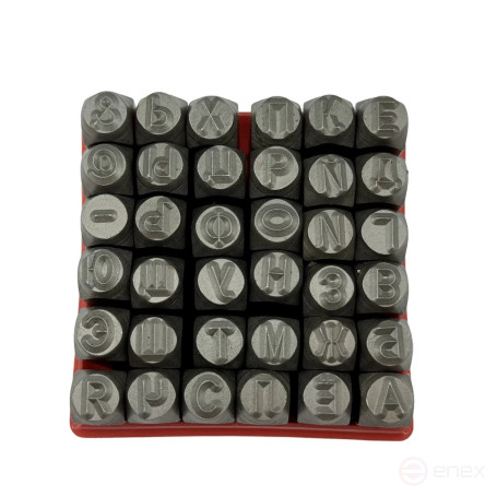 Letter stamps No. 6 Russian font TORNERI T023256