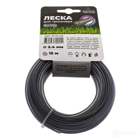 Леска круг с жилой 2.4мм х 15м, Чеглок (12/144)