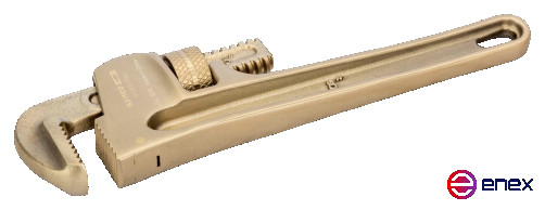 ИБ Ключ трубный (алюминий/бронза), длина 1200(48)/захват 110 мм