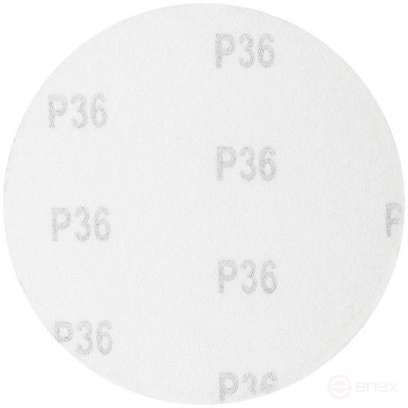 Круги шлифовальные сплошные (липучка), алюминий-оксидные, 125 мм, 5 шт. Р 36