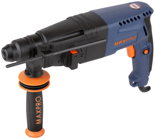 MAX-PRO Rotary hammer mounting 620 W; 0-1000 rpm; 2.5 J; 3 modes; L/W/M-30/24/13; 2.8 kg; SDS-PLUS; anti-vibration handle; rubber inserts; cut
