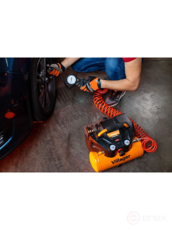 Аккумуляторный воздушный компрессор Villager VAT 0640 (в комплекте нет АКБ и ЗУ)