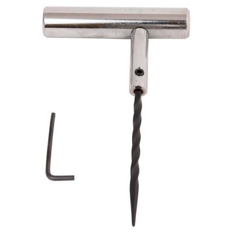 Awl for car tire repair screw with metal handle and replaceable nozzle, length 100mm "AV Steel" AV-922079