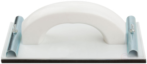 An emery grater.plastic paper with meth.with a clamp of 230x105 mm