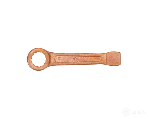 Ключ накидной односторонний ударный 19 мм омеднение SITOMO