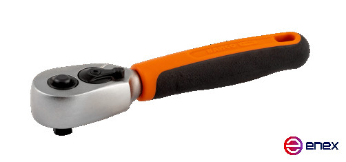 1/4 Укороченная реверсивная рукоятка, с 60 зубьями и углом действия 6°, розничная упаковка