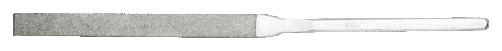 Flat blunt-nosed diamond file for precision work, 215 mm